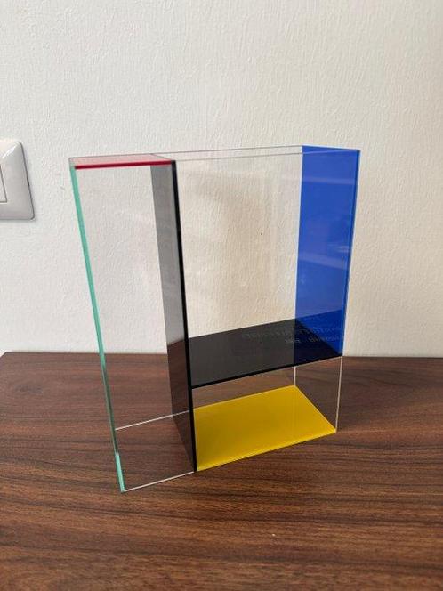 Frank Kerdil - Vaas - Mondri Vaas - Acryl, Antiek en Kunst, Kunst | Designobjecten