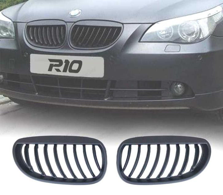 CALANDRES AVANT NOIR POUR BMW SÉRIE 5 E60 03-10 NOIR, Auto-onderdelen, Carrosserie, Verzenden