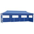 vidaXL Vouwtent pop-up met 5 zijwanden 3x9 m blauw, Tuin en Terras, Verzenden, Nieuw