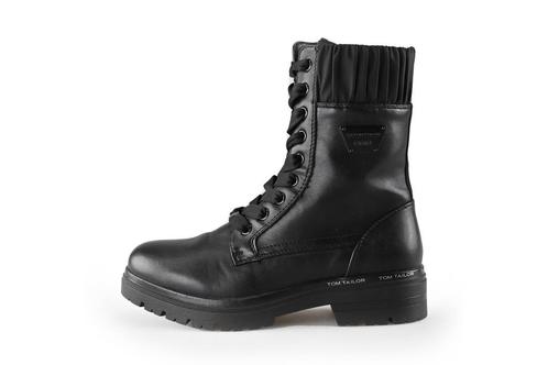 Tom Tailor Veterboots in maat 37 Zwart | 5% extra korting, Kleding | Dames, Schoenen, Zwart, Zo goed als nieuw, Overige typen