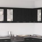 vidaXL Zwart Eiken Hangkast 60 x 31 x 60 cm van Bewerkt Hout, Huis en Inrichting, Verzenden, Nieuw