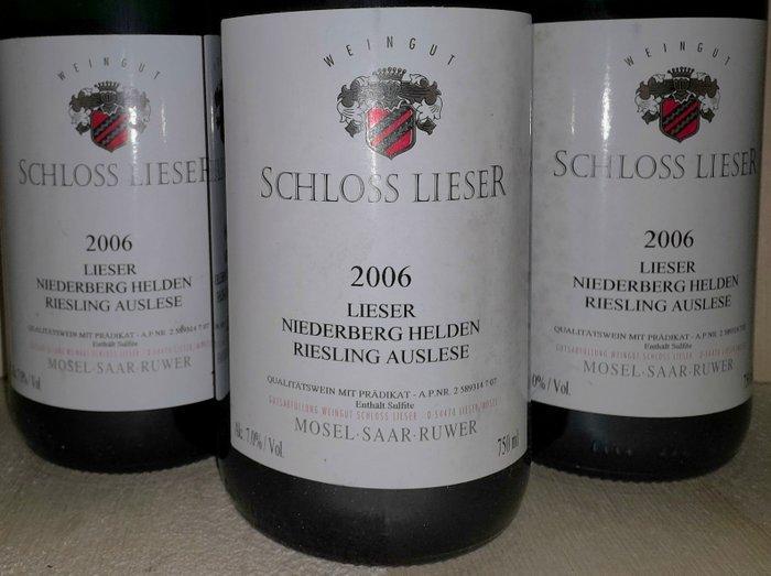 2006 Schloss Lieser, Niederberg Helden, Riesling, Lange, Verzamelen, Wijnen