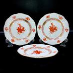 Herend - Exquisite Set of 3 Plates - Chinese Bouquet, Antiek en Kunst