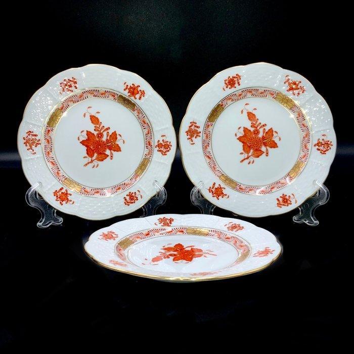 Herend - Exquisite Set of 3 Plates - Chinese Bouquet, Antiek en Kunst, Antiek | Meubels | Tafels