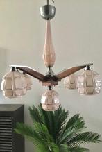 Lampe à suspendre - Art déco - avec des couvercles en verre, Antiek en Kunst