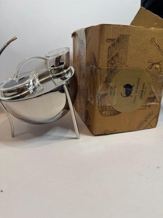 Zani & Zani - Enzo Mari - Oliepot - Opasis OPL28 - Staal,, Antiquités & Art, Antiquités | Meubles | Chaises & Canapés