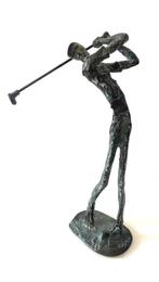 Beeldje - Golfer - 30 cm - Brons