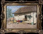 CSILLAG JÓZSEF (1894-1977) - Farmyard, Antiek en Kunst, Kunst | Schilderijen | Klassiek