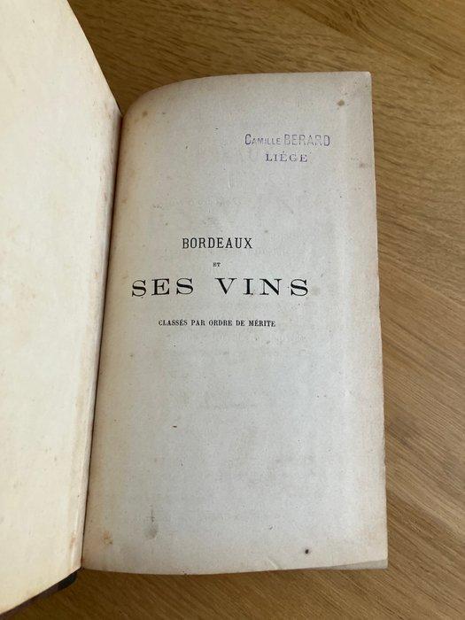 Charles Cocks - Bordeaux et ses vins, classés par ordre de, Antiek en Kunst, Antiek | Boeken en Manuscripten