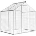 vidaXL Volière dextérieur Aluminium 178 x 122 x 194 cm, Dieren en Toebehoren, Verzenden