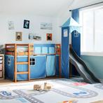 vidaXL Kinderhoogslaper met toren 80x200 cm massief, Verzenden, Nieuw