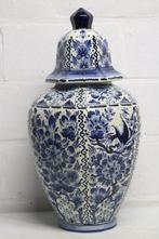Delft - Vase avec couvercle - Céramique - Grote Delfts Vaas, Antiek en Kunst