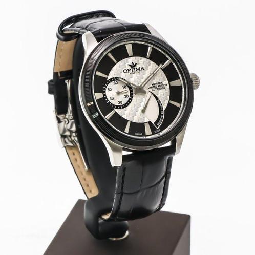 Optima - MONITOR Swiss Automatic - OSA465A-SBL-3 - Limited, Handtassen en Accessoires, Horloges | Heren