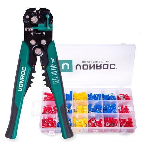 Professionele automatische striptang | Incl. 270 accessoires, Doe-het-zelf en Bouw, Gereedschap | Handgereedschap, Nieuw, Verzenden