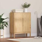 vidaXL Dressoir Wasbruin 70 x 30 x 70,5 cm Massief vurenhout, Huis en Inrichting, Verzenden, Nieuw