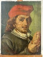 Europese school (XIX) - Ritratto maschile - NO RESERVE, Antiek en Kunst