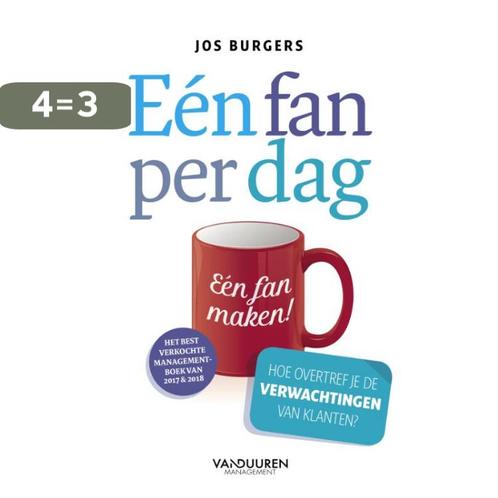 Eén fan per dag 9789089653291 Jos Burgers, Boeken, Economie, Management en Marketing, Zo goed als nieuw, Verzenden