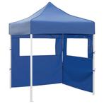 vidaXL Partytent met 2 zijwanden inklapbaar 2x2 m staal, Verzenden