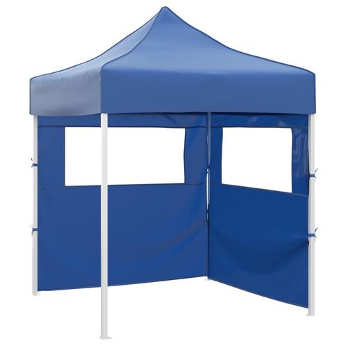 vidaXL Partytent met 2 zijwanden inklapbaar 2x2 m staal, Jardin & Terrasse, Tonnelles, Envoi