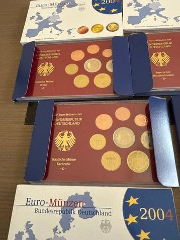 Allemagne. Proof Set 2004 A,D,F,G,J (5 sets) (Sans Prix de