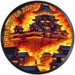 Canada. 5 Dollars 2024 Maple Leaf GRIM REAPER, 1 Oz (.999), Postzegels en Munten