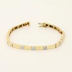 Armband - 14 karaat Geel goud - 0.12ct. tw. Diamant, Handtassen en Accessoires, Armbanden, Nieuw