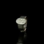 Middeleeuwen, kruisvaardersperiode Zilver Ring met, Antiek en Kunst