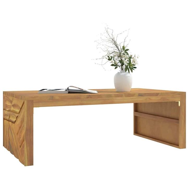 vidaXL Wandtafel 110x60x38 cm massief teakhout, Huis en Inrichting, Tafels | Salontafels, Nieuw, Verzenden