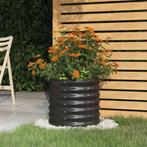 vidaXL Plantenbak 40x40x36 cm gepoedercoat staal, Tuin en Terras, Verzenden, Nieuw