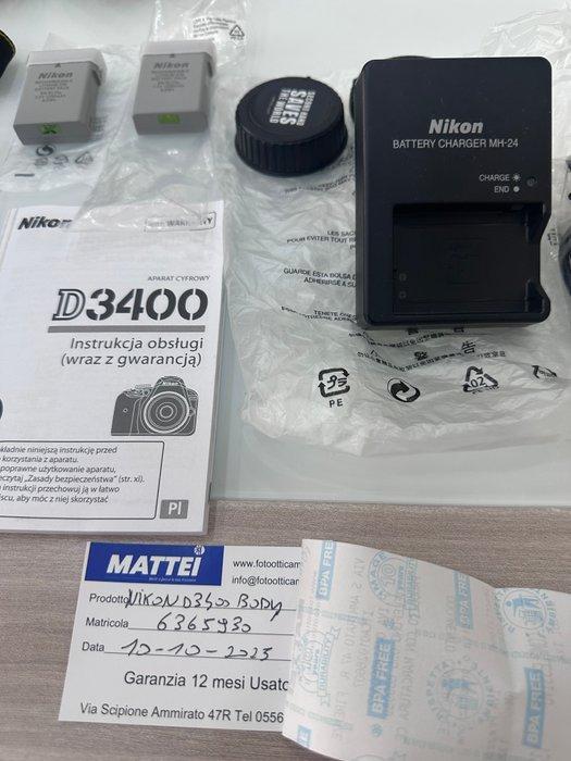 Nikon D3400 + AF-P 18-55 Digitale camera, Audio, Tv en Foto, Fotocamera's Digitaal