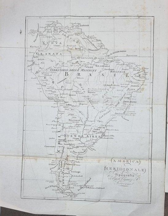 Italië - Amerika; Adriano Balbi (1782-1848) - Marco Bonatti, Boeken, Atlassen en Landkaarten