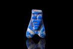 Oud-Egyptisch Lapis Lazuli Vliegenamulet  (Zonder, Antiek en Kunst
