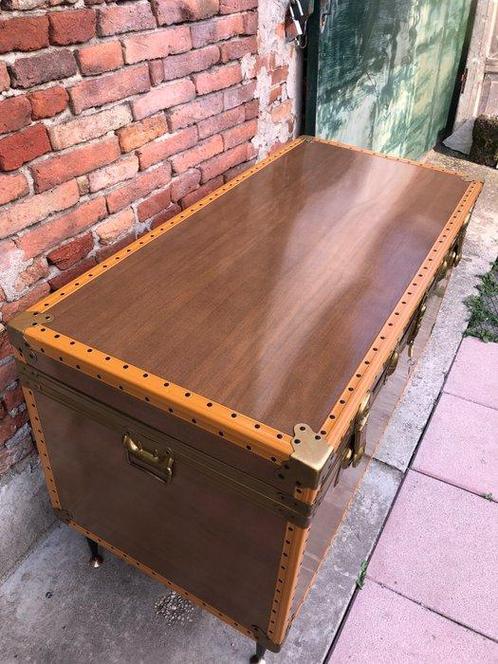 Fiam - Opbergkoffer - gelamineerd hout - samenstelling, Antiek en Kunst, Curiosa en Brocante