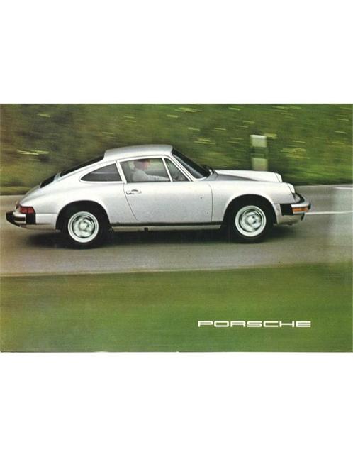 1975 PORSCHE 911S / CARRERA BROCHURE ENGELS (USA), Boeken, Auto's | Folders en Tijdschriften, Ophalen of Verzenden