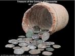 Renaissance Schatkist met 40 munten uit de Eeuw van