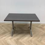 tafel / kantinetafel met houtenblad, (hxbxd) 74x125x80 cm,, Gebruikt, Bureau