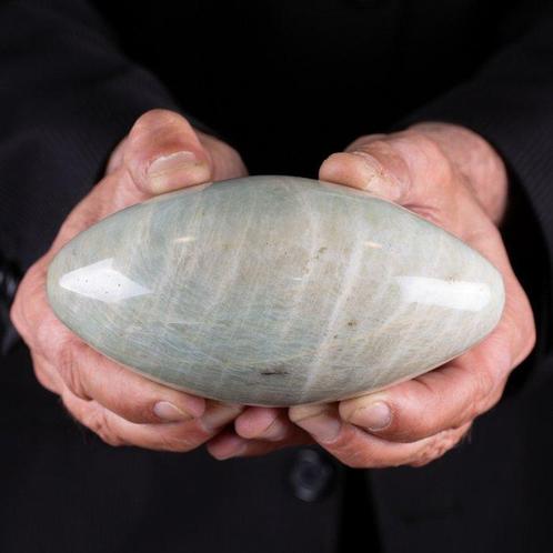 Natuurlijke Groene Maansteen Garnieriet Shiva Lingam -, Verzamelen, Mineralen en Fossielen