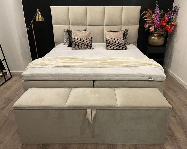 Boxspring Novara - 180 x 220, Huis en Inrichting, Slaapkamer | Boxsprings