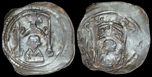 1202-1256 Kaernten St Veit Bernhard Ii Pfennig Nd Cna Cb 14, Postzegels en Munten, Munten | Europa | Niet-Euromunten, België, Verzenden