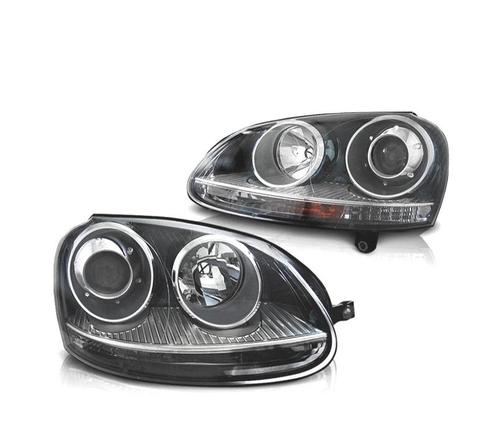 PHARES VOLKSWAGEN VW GOLF MK5 03-08 LOOK GTI FOND NOIR, Auto-onderdelen, Verlichting, Verzenden