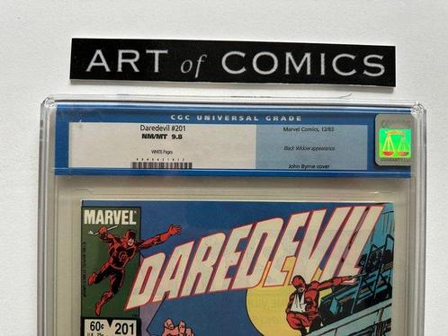 Daredevil #201 - CGC 9.8 - Black Widow Appearance - 1 Graded, Boeken, Strips | Comics