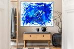 Cristine Balarine - Ultramarine - XXL abstract painting, Antiek en Kunst