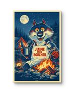 Dominique Kleiner - LOUP NOCTURNE – “J’aime mon boucher” |, Antiek en Kunst