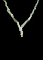 Oud-Romeins Groen Glas Kralenketting (Zonder minimumprijs), Antiek en Kunst