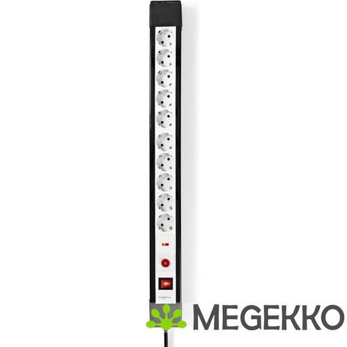 Stekkerdoos | Randaarde stekker / Type F (CEE 7/7) | 10-wegs, Computers en Software, Pc- en Netwerkkabels, Nieuw, Verzenden