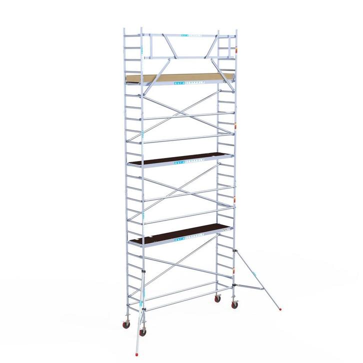 Euroscaffold basic rolsteiger 75 x 8,2m werkhoogte, Doe-het-zelf en Bouw, Steigers, Rolsteiger of Kamersteiger, Nieuw, 5 meter of hoger