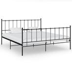 vidaXL Bedframe metaal zwart 200x200 cm, Huis en Inrichting, Slaapkamer | Bedden, Verzenden, Nieuw