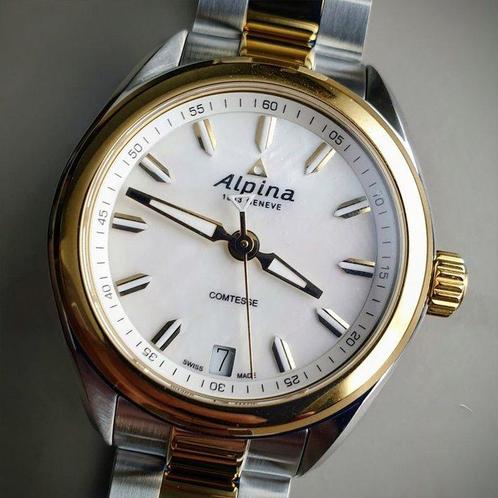 Alpina - Comtesse Lady - AL-240MPW2C3B - Femme - 2020 et, Handtassen en Accessoires, Horloges | Heren
