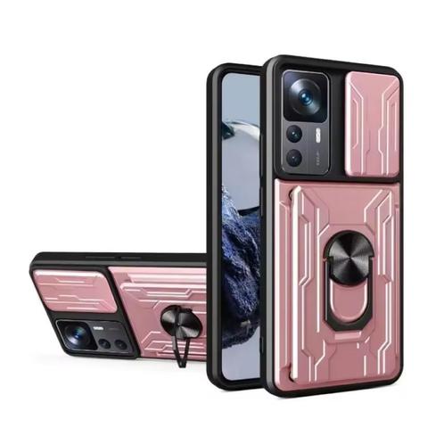 Xiaomi Poco M6 Pro (4G) - Card Slot Hoesje met Kickstand en, Telecommunicatie, Mobiele telefoons | Hoesjes en Screenprotectors | Overige merken