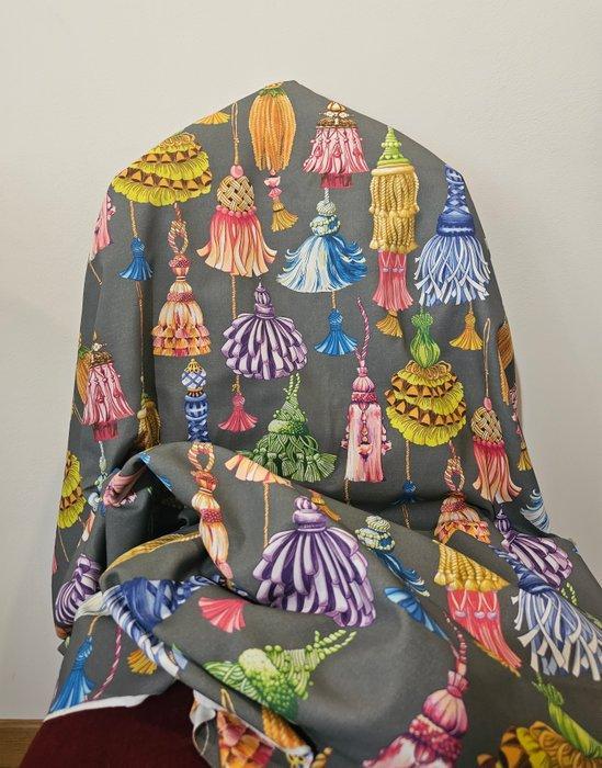 TESSUTO origineel exclusief met gekleurde Nappe, grijze, Antiek en Kunst, Antiek | Tapijten, Tafelkleden en Textiel